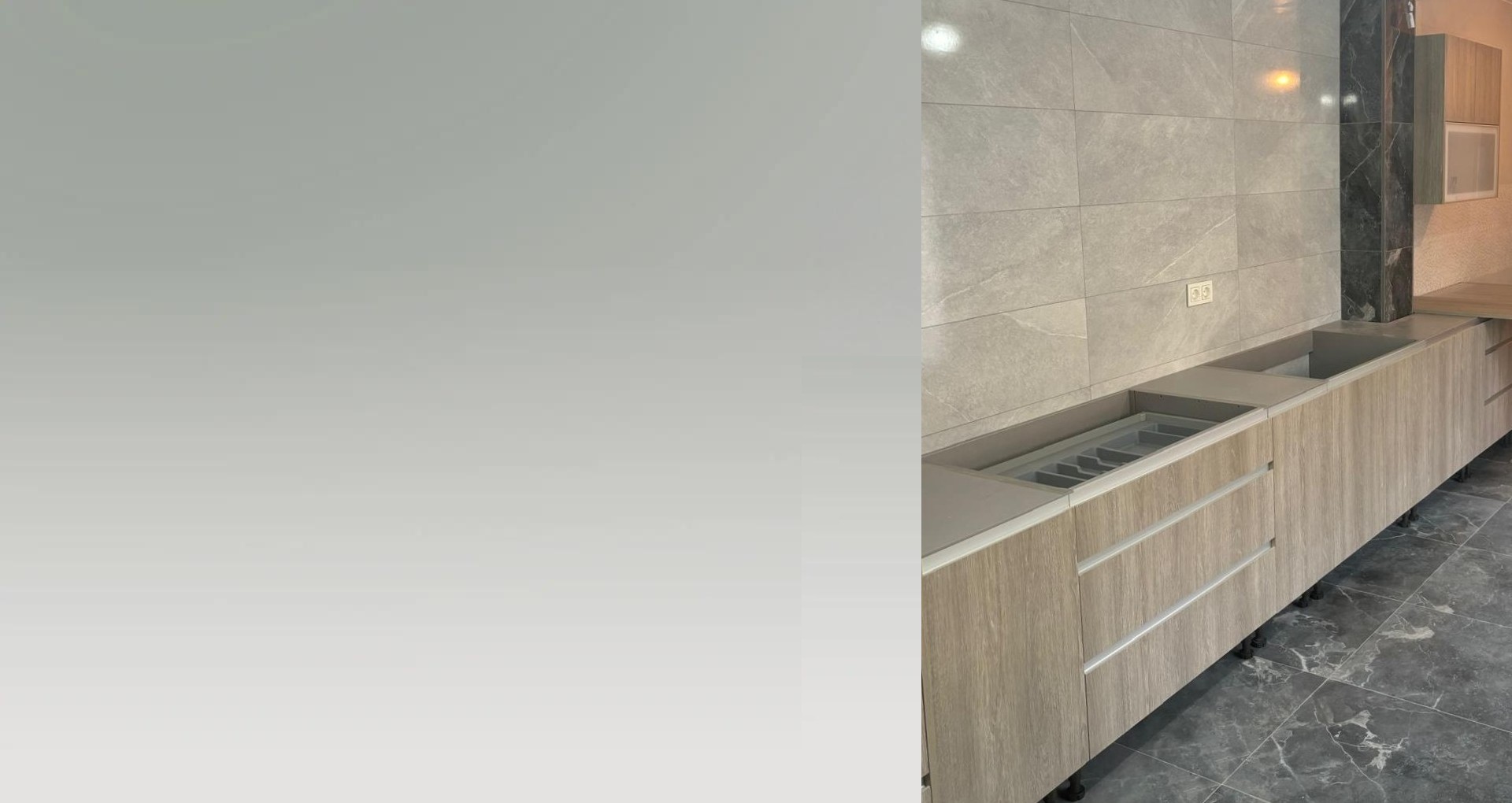 Mueble cajones cocina diseño